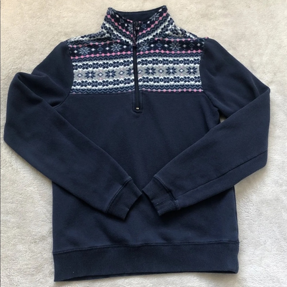 Prince and Fox half Zip sweatshirt